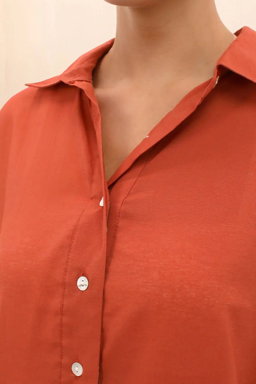 CAMISA WIDE COBRE - Image 6