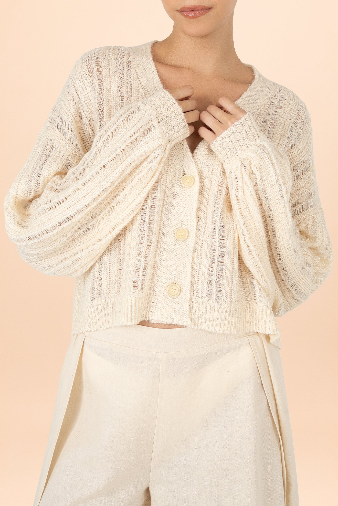 Cardigan Perla Marfil - Image 2