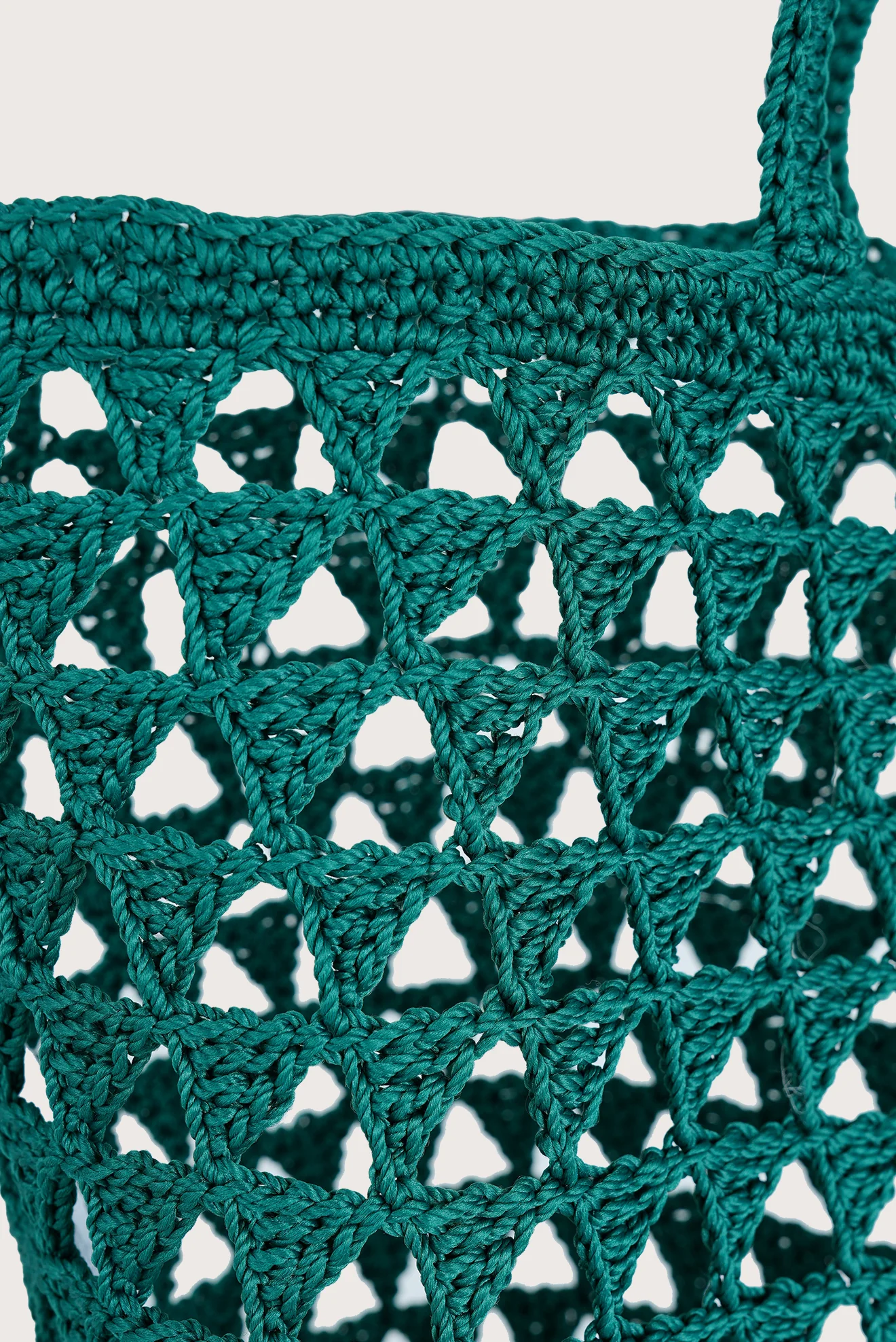 Bolsa Crochet Triangulos Verde - Image 3
