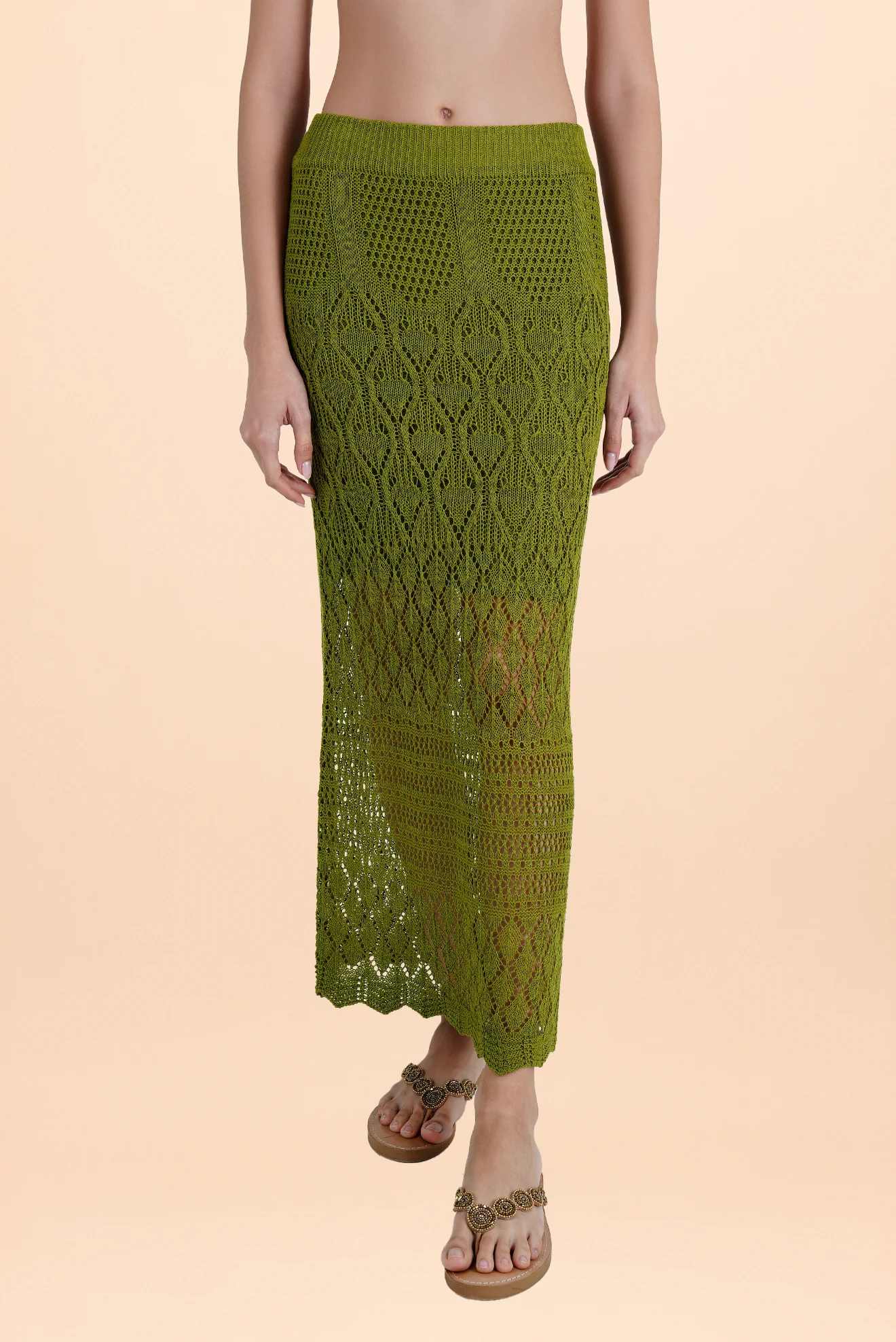 Falda Larga Caraiba Verde - Image 3