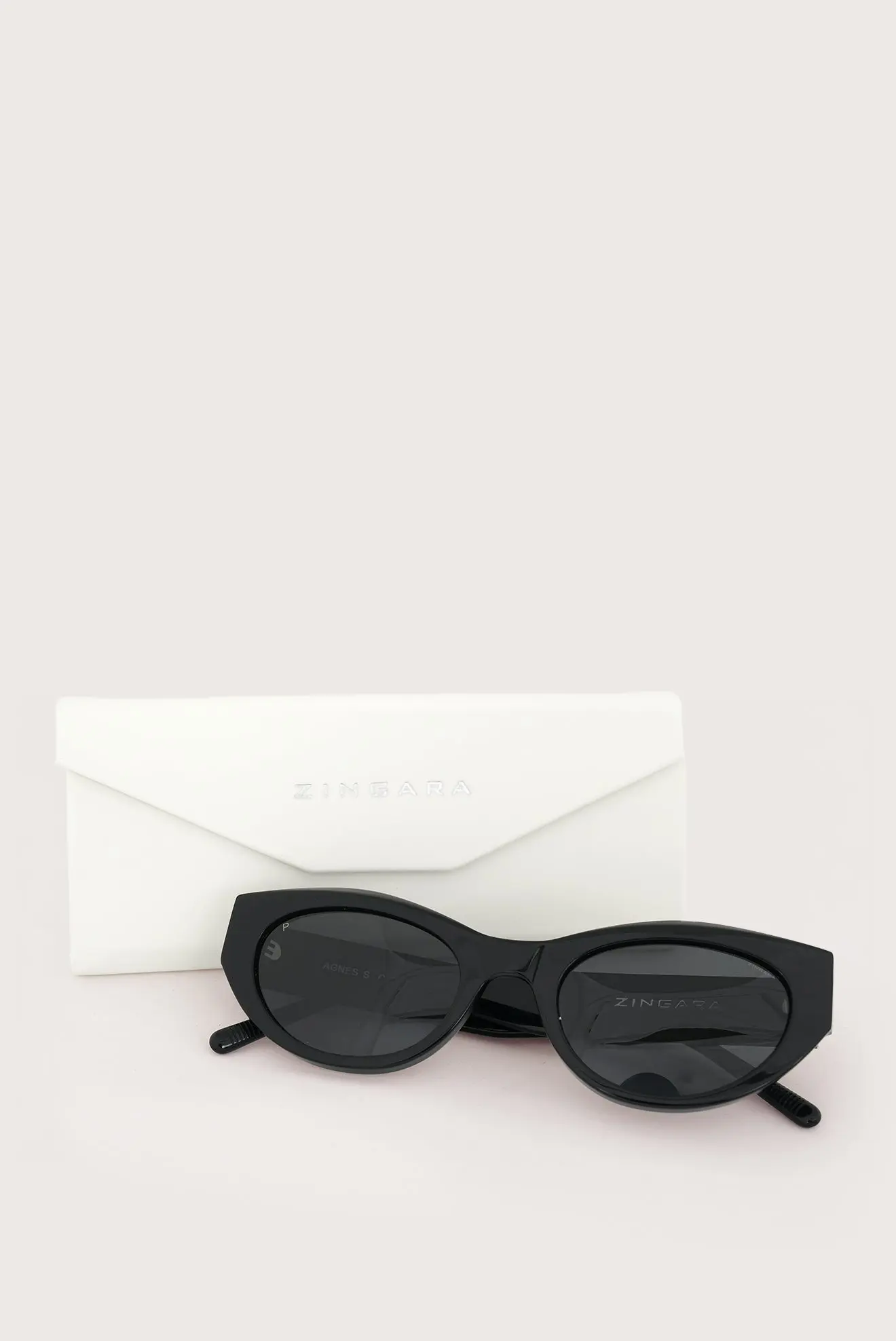 Gafas de Sol Agnes S Negro Brillante - Image 4