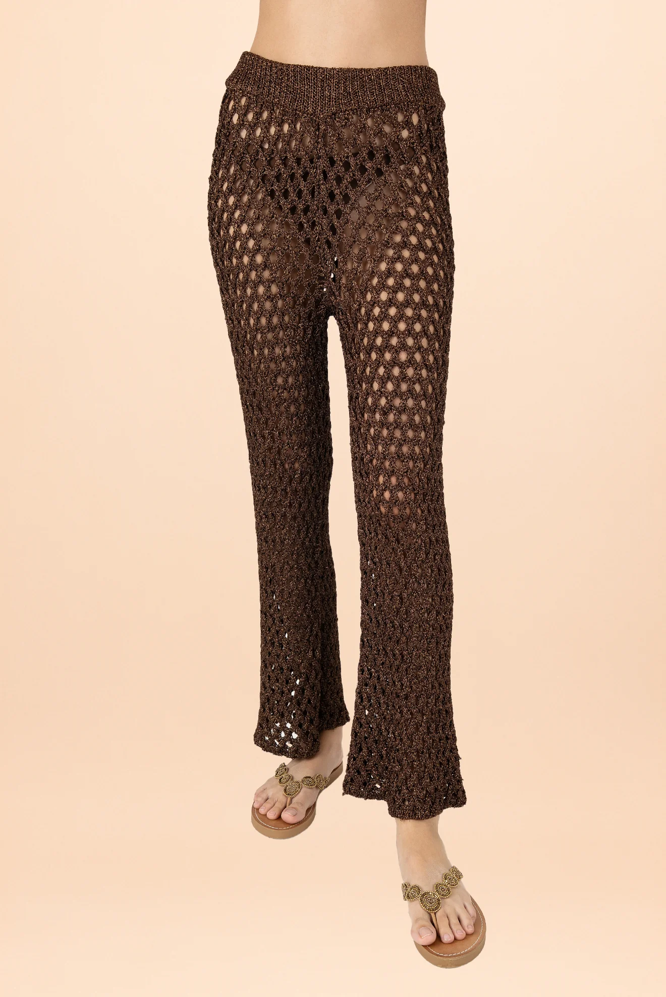 Pantalón Calado Do Reis Café - Image 3