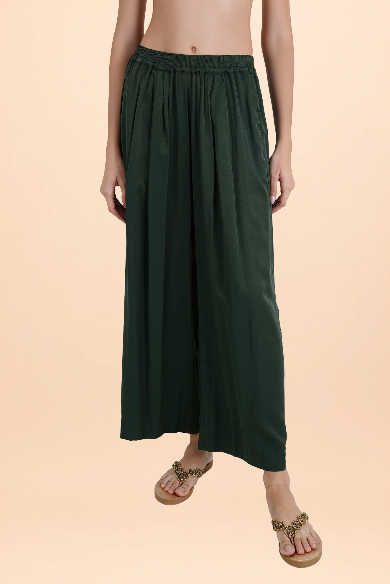 Pantalón Satín Verde - Image 3