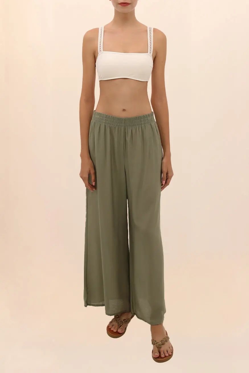 PANTALÓN WIDE OLIVO - Image 3
