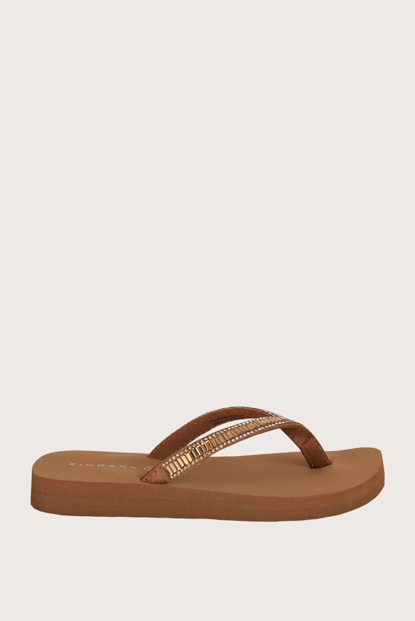 SANDALIAS BAJAS CARLOTA MARRÓN - Image 2