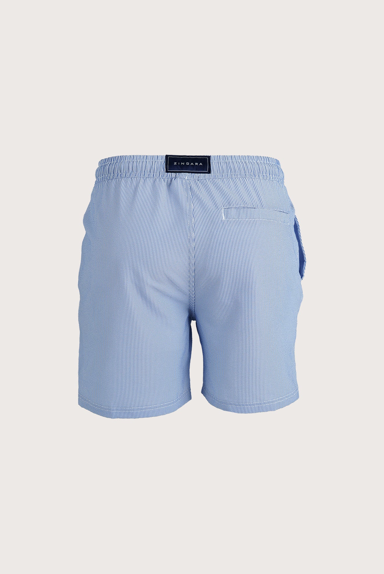 Short Caballero Stripes Azul - Blanco - Image 2
