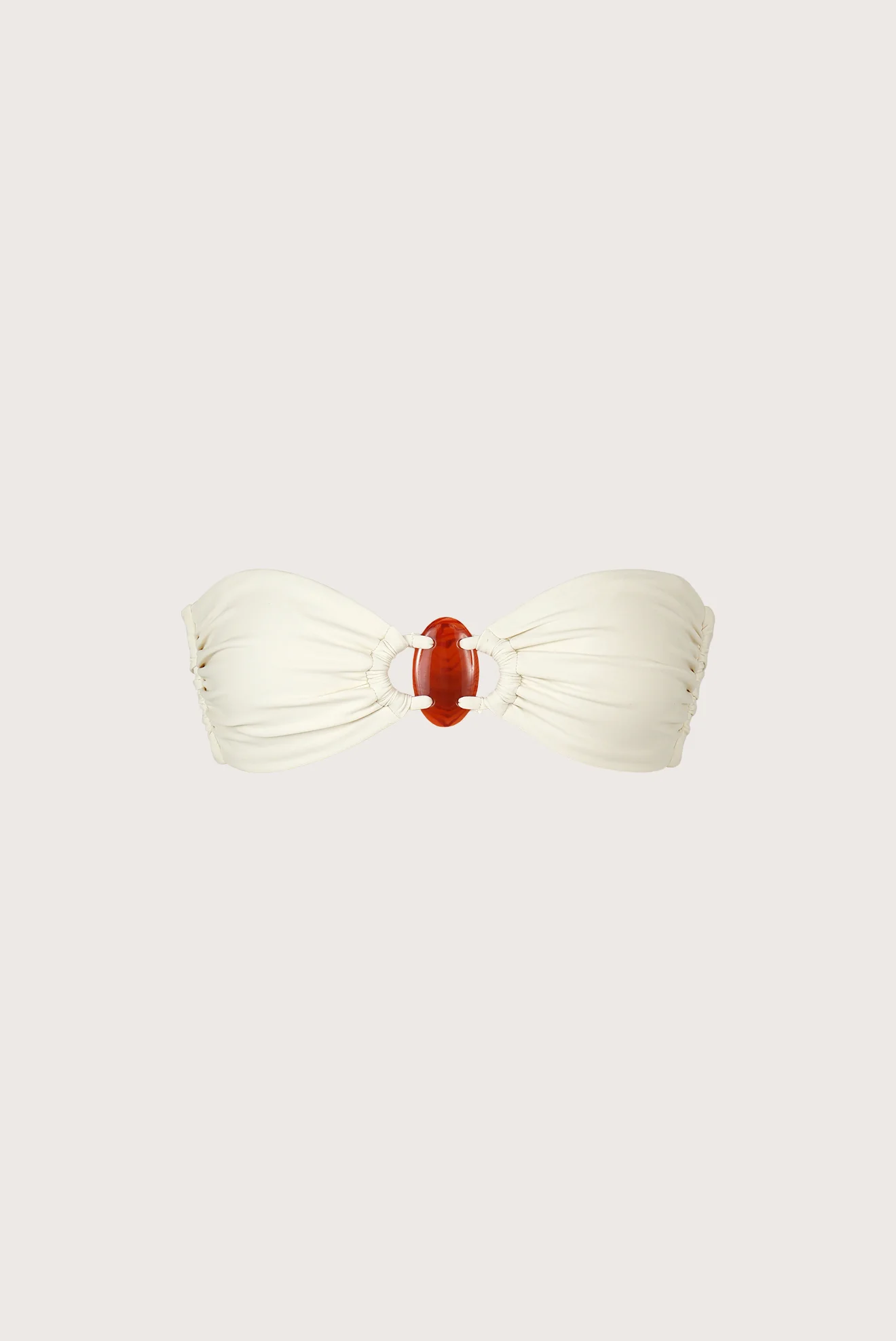 Top Bandeau Accesorio Cream