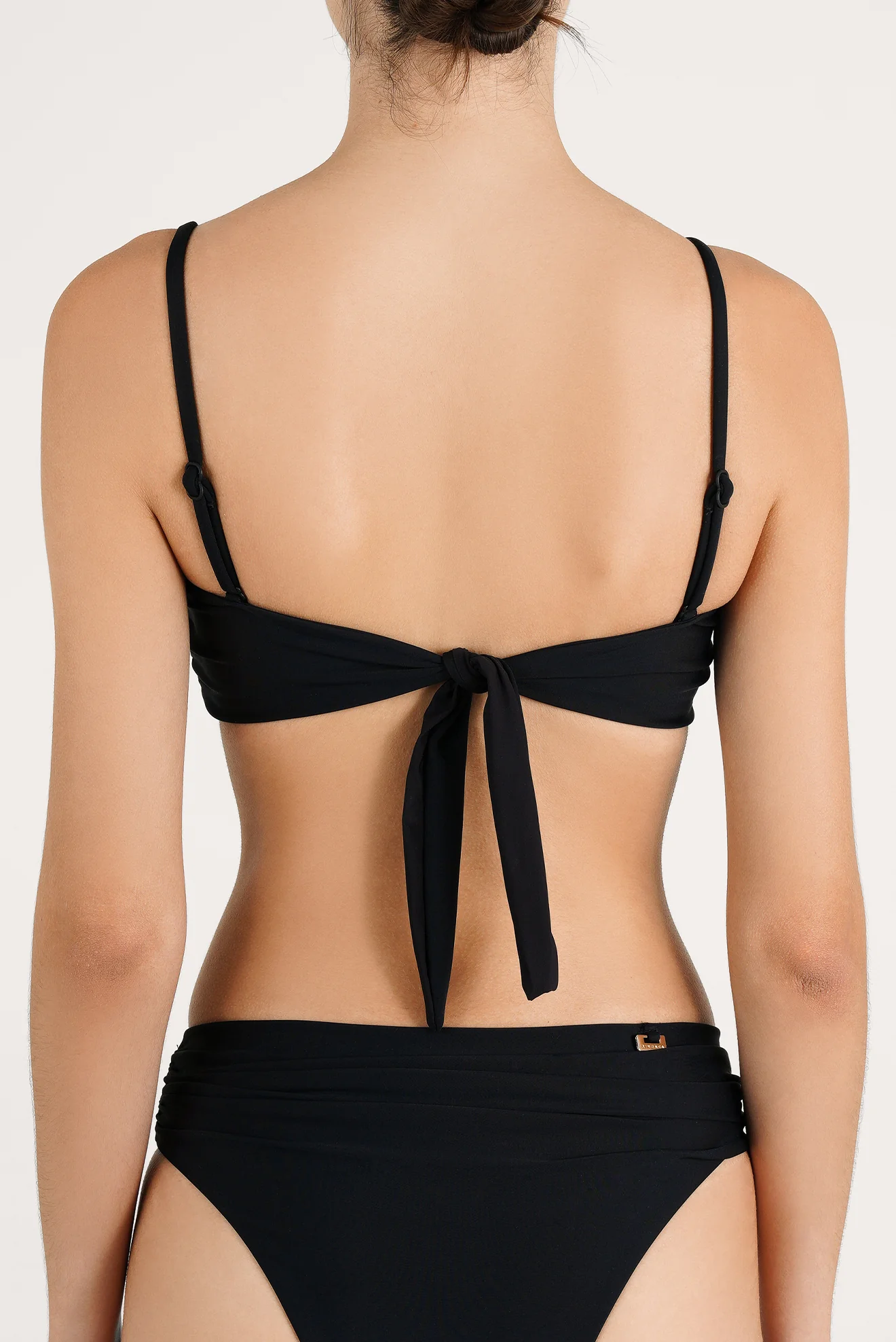 Top Bandeau Accesorio Negro - Image 3
