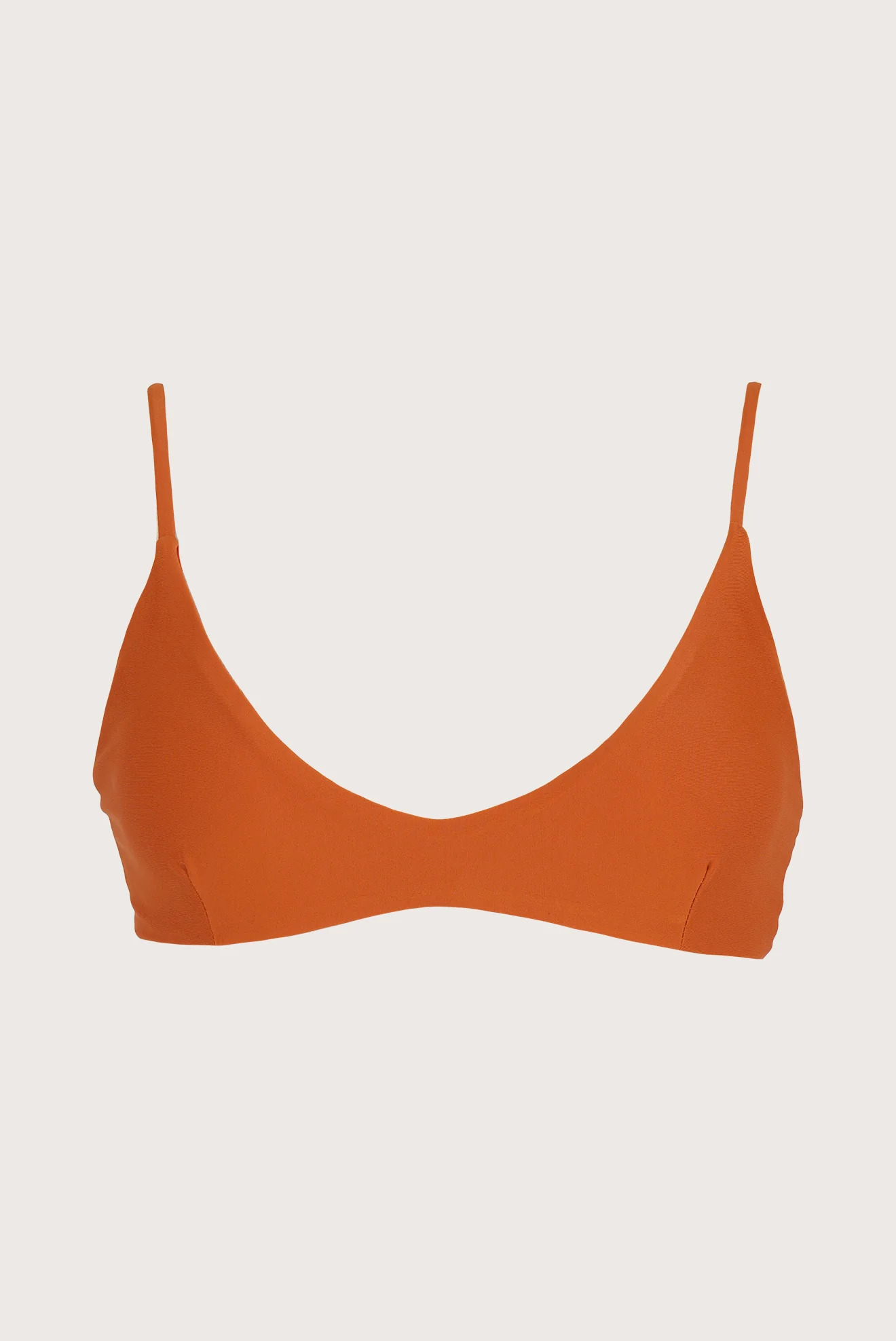 Top Triángulo Fox Naranja