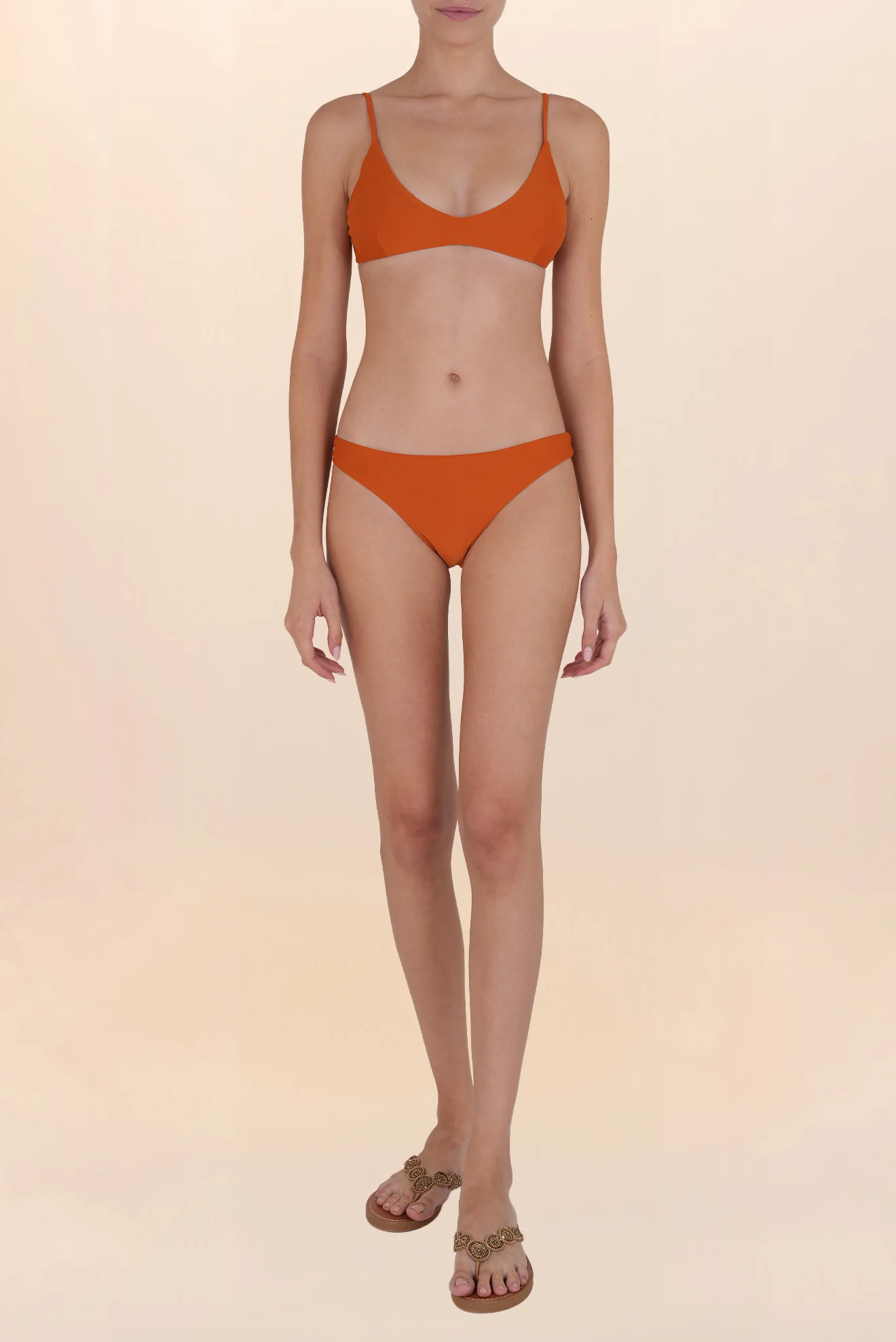 Top Triángulo Fox Naranja - Image 4