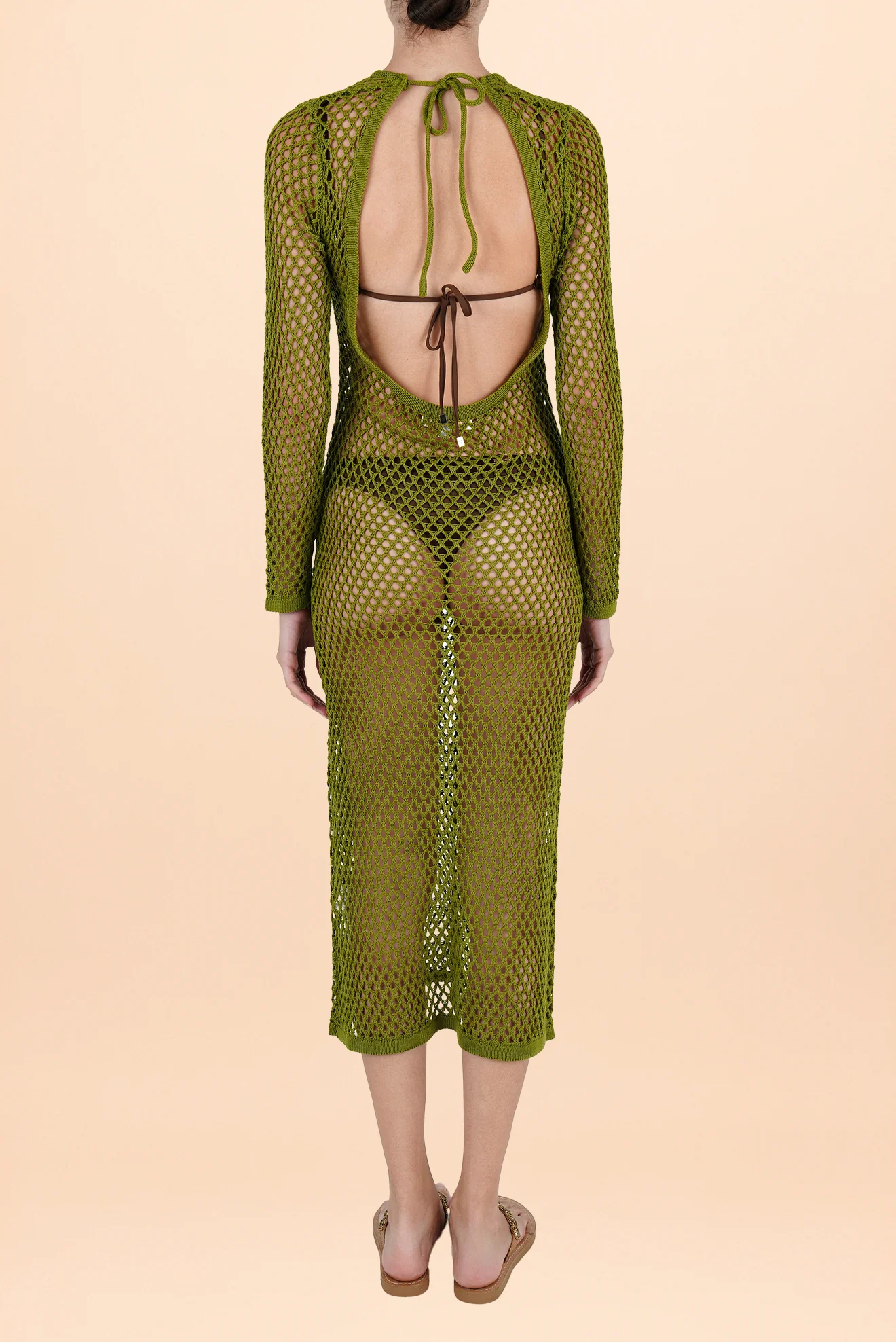 Vestido Largo Caraiba Verde - Image 3
